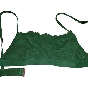 Aerie Green Lace‎ Bralette Sz L